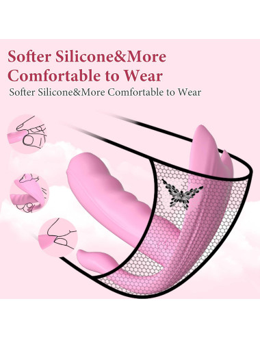 Silicone Vibrator 7 vibration modes - Heating + APP