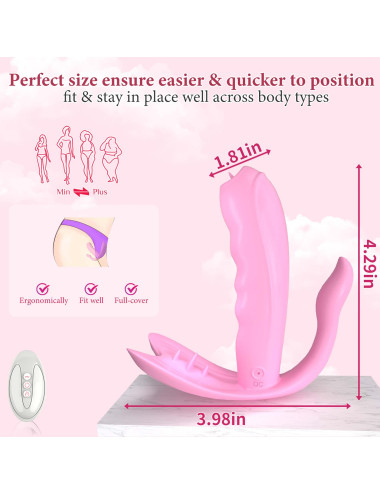 Silicone Vibrator 7 vibration modes - Heating + APP
