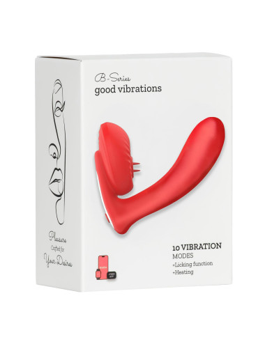 Silicone vibrator 10 vibration modes, Licking, Heating + APP control