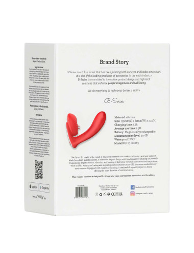 Silicone vibrator 10 vibration modes, Licking, Heating + APP control