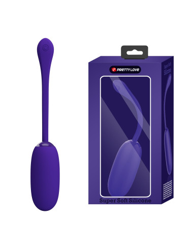 PRETTY LOVE Julius Egg Purple - Jajko wibrujące bezprzewodowe 12 funkcji