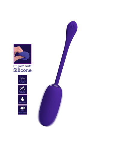 PRETTY LOVE - JULIUS EGG Purple 12 function vibrations