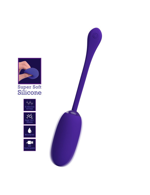 Pretty Love Julius Egg Purple - Fioletowe jajko wibrujące