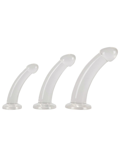 Crystal Clear Anal Training Set Zestaw Dildo Analny Trio Zabawki