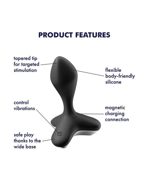 Satisfyer Game Changer - analny wibrator, zabawki analne, IPX7, sterowanie aplikacją
