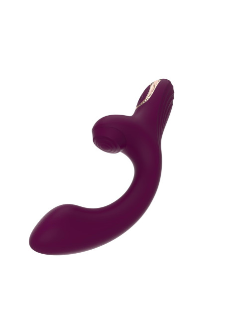 Lila - Wibrator Punktu G z 7 trybami wibracji i podgrzewaniem, silikonowy, USB