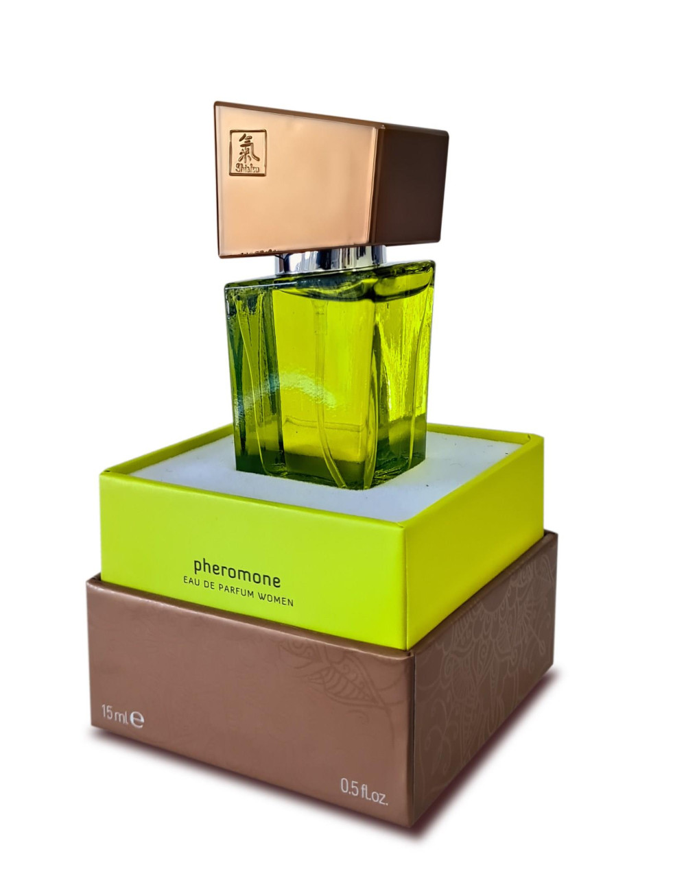 Hot Shiatsu Pheromon Lime - Feromony dla kobiet 15 ml