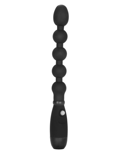Booty Call Booty Bender Black - Wibrujący silikonowy plug analny, 3 prędkości