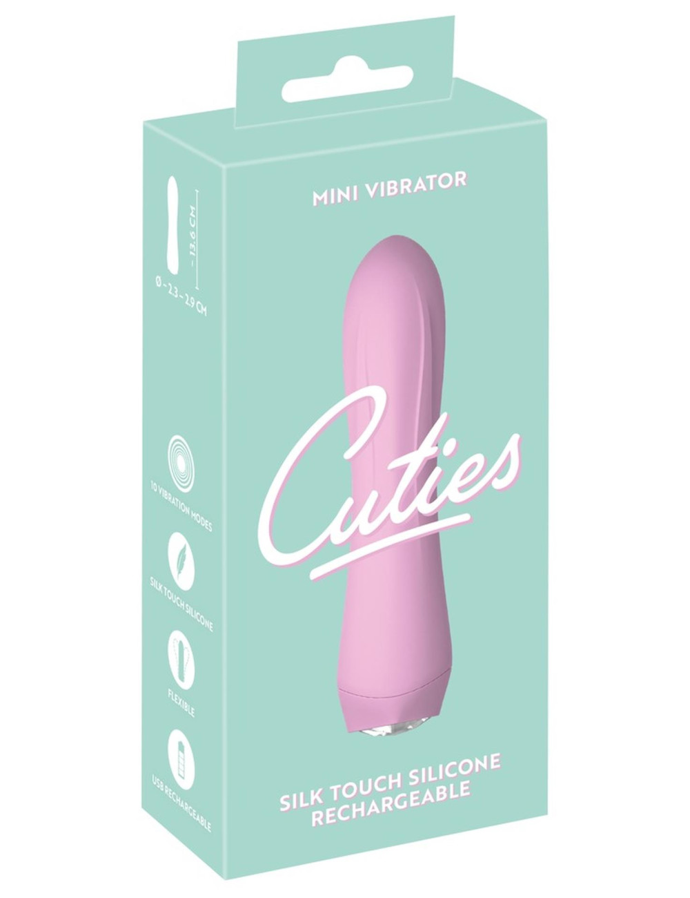 Cuties Mini Wibrator Rose 4th - Zabawki Wibracyjne Mini