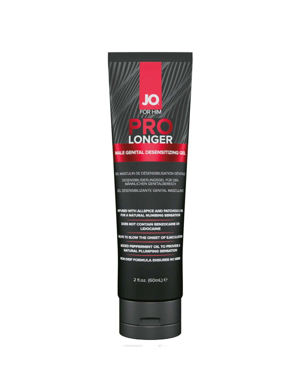 System JO Prolonger Gel 60 ml - Afrodyzjakowy Żel Stymulujący z Znieczuleniem
