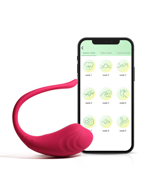 App Love Egg Red - Jajko wibracyjne z aplikacją Bluetooth
