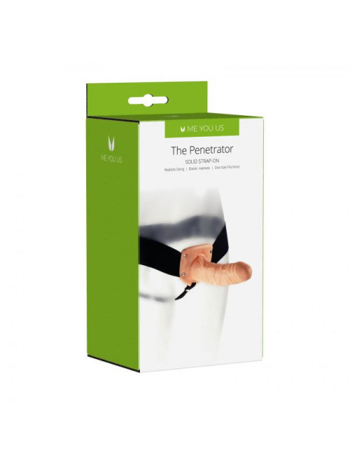 Proteza Me You Us The Penetrator Strap-On Flesh – Zabawki Strap-On Bez Wibracji