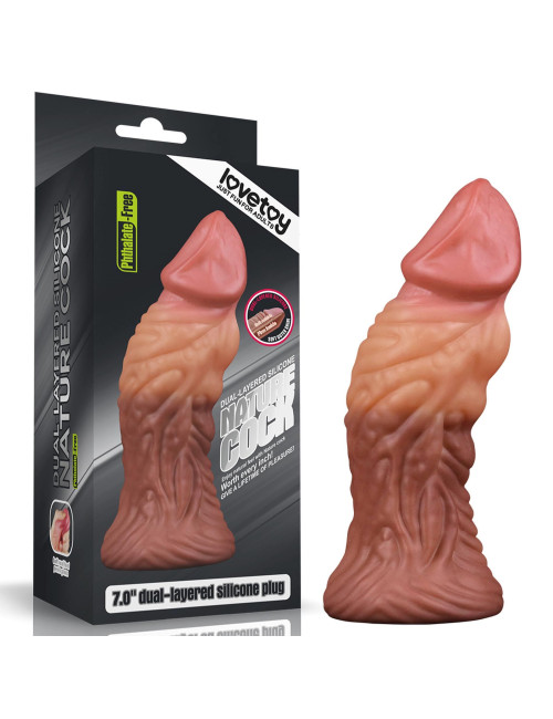 Lovetoy Nature Cock Silikonowe Dildo 7 Cali