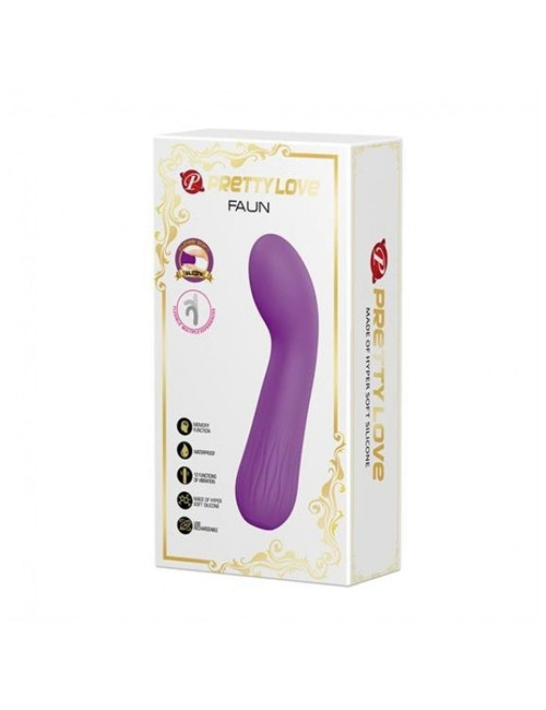 Pretty Love Faun Wibrator Punkt G Purple - silikonowy wibrator, zabawki dla dorosłych