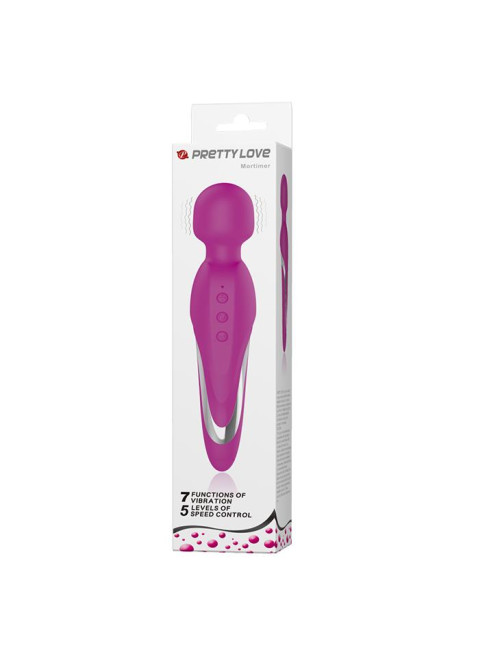 PRETTY LOVE MORTIMER USB - Wibrator 7 Trybów, Masażer Ciała Silikon ABS