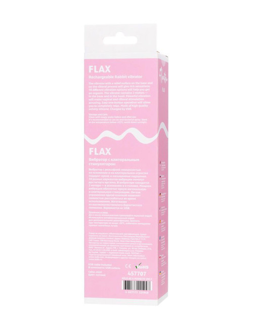 Flovetta Flax Miętowy Wibrator z Stymulacją Łechtaczki