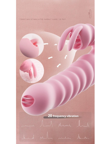 Wibrator-Hannah USB -Pink