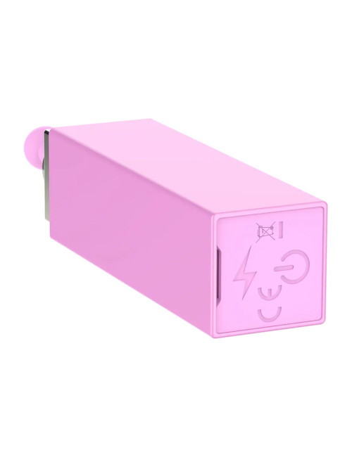 Xocoon Sealed With A Kiss – mini wibrator szminka różowy