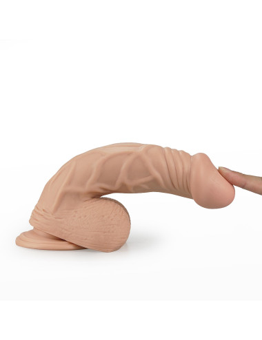 9 Real Extreme Vibrating Dildo Flesh