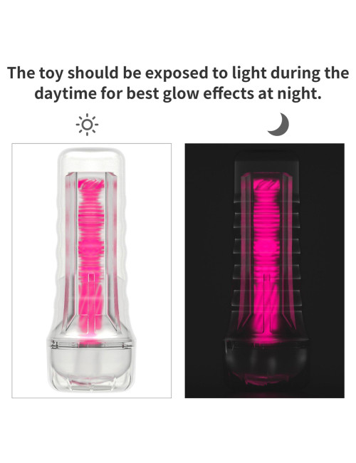 Masturbator Waginalny Lovetoy Lumino Play Pink Glow