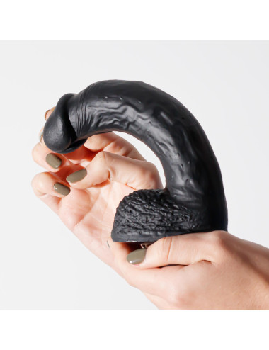 CRUSHIOUS INVIKTUS 8 LIQUID SILICONE DILDO BLACK