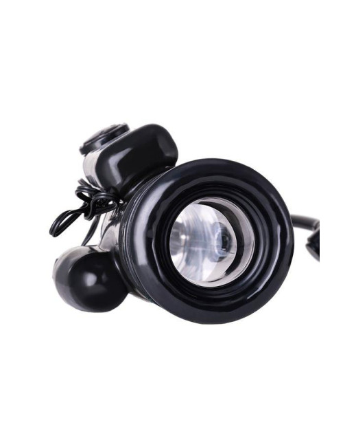 A-Toys Pompka do Penisa Coal z Wibracją Transparentna 22,8 cm