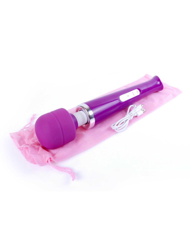 Stymulator-Magic Massager Wand USB Purple 10 Function