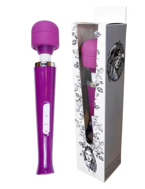 Stymulator Magic Massager Wand USB Purple - 10 funkcji, Masażer, Wibrator, Zabawka erotyczna