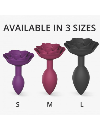 OPEN ROSES L SIZE - BLACK ONYX