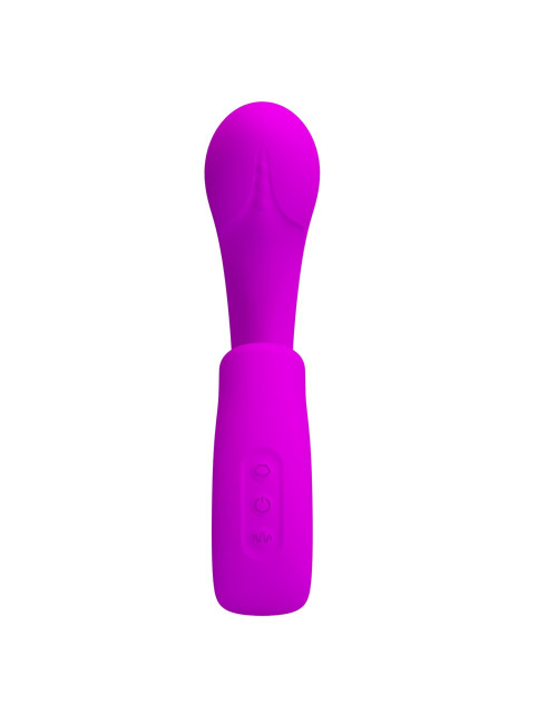 SIBEL - Masażer podwójnej stymulacji: wibrator i stymulator - 10 funkcji wibracji i 10 funkcji stukania