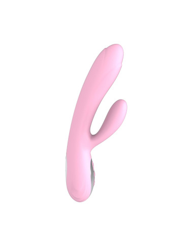Wibrator-Joker Heating Double Vibrating Massage Stick -Pink