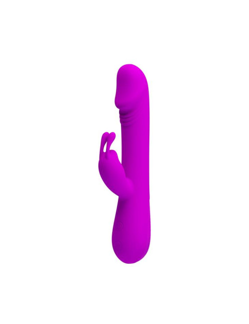 PRETTY LOVE Clement – Wibrator króliczek silikonowy, 30 funkcji, 21 cm