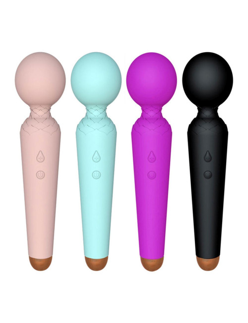 Stymulator Wand USB Power Wand - 10 Funkcji, Wodoodporny, Masażer/Wibrator, Silikon/ABS