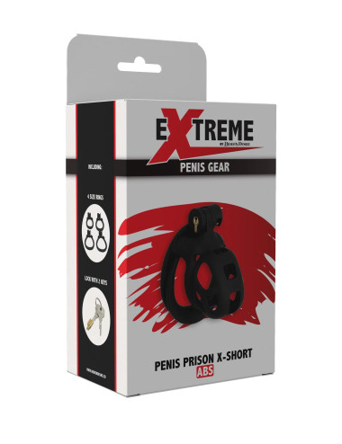 Penis Prison Cock Cage X-Short Black