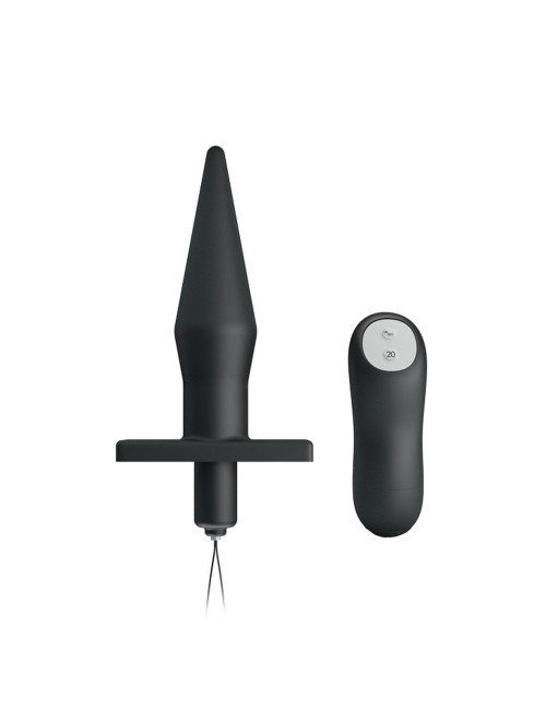 Baile Butt Plug – Wibrujący Analny Plug zdalnym pilotem, 20 funkcji, Silikon ABS