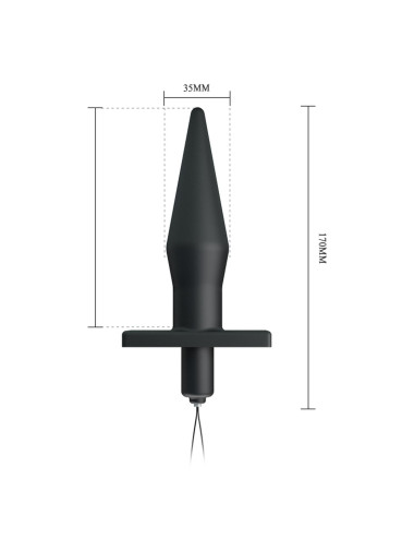 BAILE - BUTT PLUG, 20 vibration functions Wireless remote control