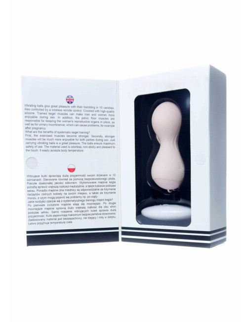 Wibrujące Kulki Kegla z Pilotem USB Flesh B-Series Magic
