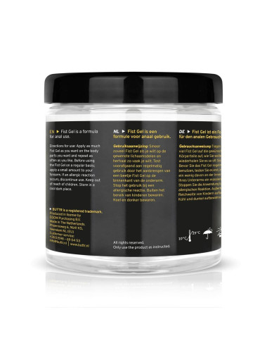 BUTTR - Transparent Fisting Gel non-sticky - 500 ml
