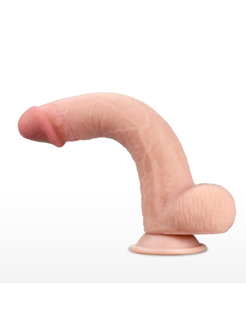Lovetoy Realistyczne Dildo z TPE Sliding Skin 23 cm