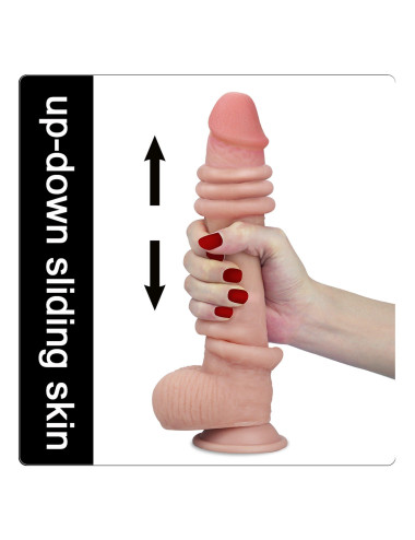 9'' Sliding Skin Dual Layer Dong