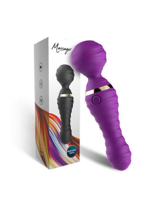 Freedom purple - Zabawki: Wibrator i masażer silikonowy wodoodporny, 9 trybów