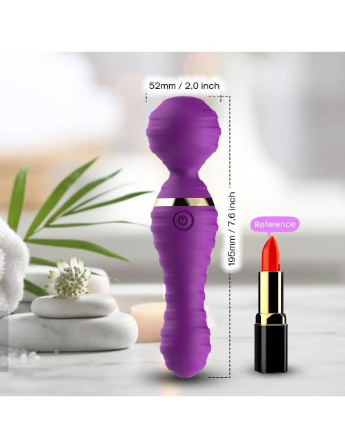Freedom purple - Zabawki: Wibrator i masażer silikonowy wodoodporny, 9 trybów