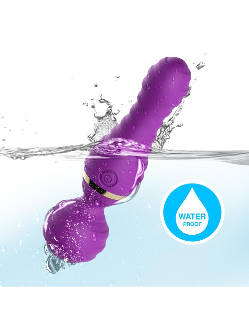 Freedom purple - Zabawki: Wibrator i masażer silikonowy wodoodporny, 9 trybów