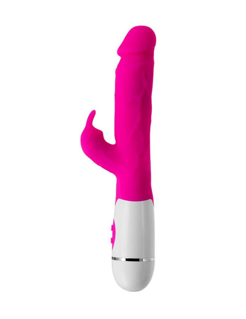 A-TOYS Mist – silikonowy wibrator, różowy, 25,4 cm, 16 trybów, wodoodporny