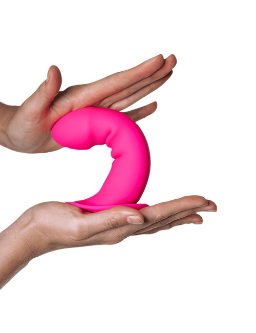 Plug-AD.Hitsens 2 (6,5) Pink - Zabawki analne Dildo silikon z przyssawką 17 cm
