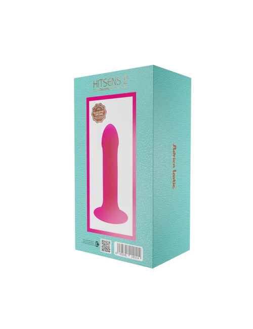 Plug-AD.Hitsens 2 (6,5) Pink - Zabawki analne Dildo silikon z przyssawką 17 cm