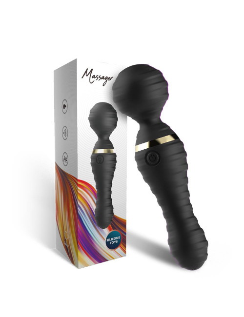 B-Series Joy Freedom Black Masażer Wibrator 9 Trybów
