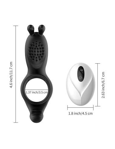 RabbitVibration Cock Ring with remote