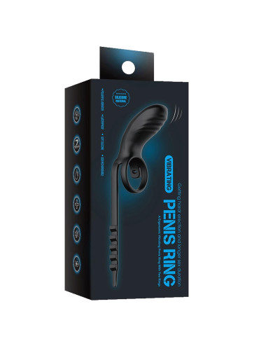 AdjustableDouble cockring with remote