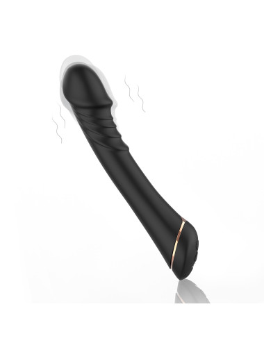 Hancock Black – Wibrator Punktu G, 9 funkcji, zabawka Zabawki Wibratory Punkt G